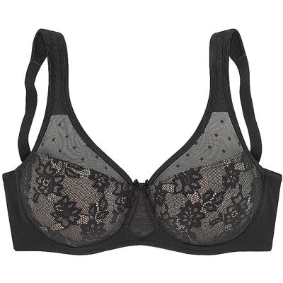 Lascana Sujetador reductor PERFECT BASIC negro-nude negro 95C Lascana Sujetador reductor PERFECT BASIC negro-nude negro 95C