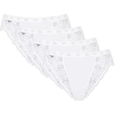 Sloggi Braguita TAI CHIC Pack de 4 blanco blanco 38 Sloggi Braguita TAI CHIC Pack de 4 blanco blanco 38