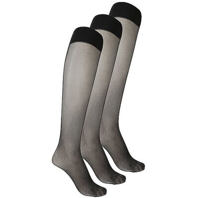 Wolford Calcetines hasta la rodilla, paquete de 3, negro negro S Wolford Calcetines hasta la rodilla, paquete de 3, negro negro S