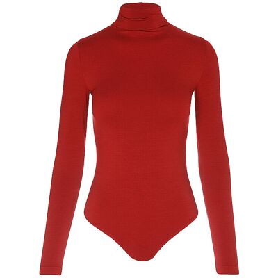 Wolford Body SEAMLESS WOOL carmesí rojo oscuro S Wolford Body SEAMLESS WOOL carmesí rojo oscuro S