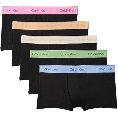 Calvin Klein Pants Paq. de 5 morado negro L Calvin Klein Pants Paq. de 5 morado negro L
