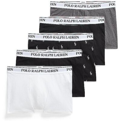 Ralph Lauren Pantalones pack de 5 blanco / negro /bichr /negro blanco L Ralph Lauren Pantalones pack de 5 blanco / negro /bichr /negro blanco L