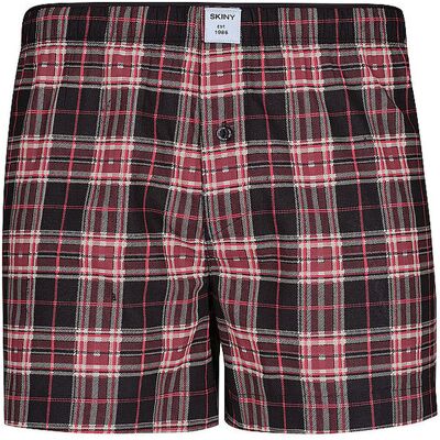 Skiny Boxershorts BOXERSENSATION xmas blackcheck negro XL Skiny Boxershorts BOXERSENSATION xmas blackcheck negro XL
