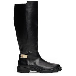 Tommy Hilfiger Botas de cuero negro 36 Tommy Hilfiger Botas de cuero negro 36