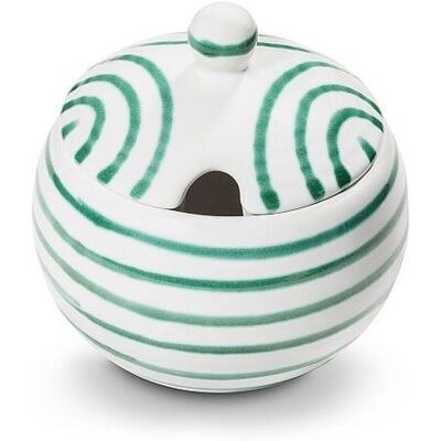 Gmundner Keramik Azucarera Lisa 10cm Verde Glaseado - Zuckerdose Gmundner Keramik Azucarera Lisa 10cm Verde Glaseado - Zuckerdose