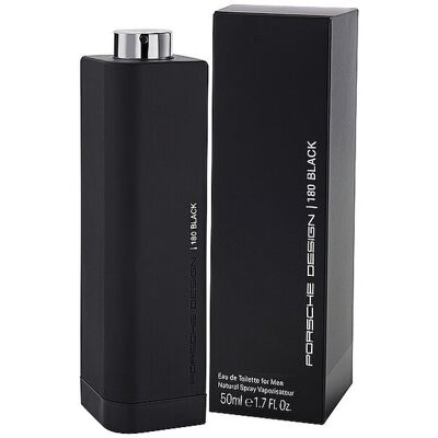 Porsche Design 180 Black Eau de Toilette Spray - Unisex 50ml Porsche Design 180 Black Eau de Toilette Spray - Unisex 50ml