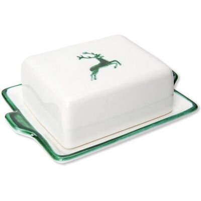 Gmundner Keramik Ciervo Verde 125g Fuente de Mantequilla - Butter Dish Gmundner Keramik Ciervo Verde 125g Fuente de Mantequilla - Butter Dish