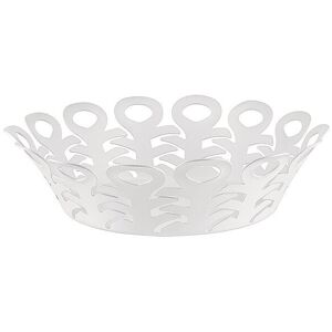 Alessi Cesta VIMINI 22cm Acero Inoxidable Epoxi. Blanco blanco Alessi Cesta VIMINI 22cm Acero Inoxidable Epoxi. Blanco blanco