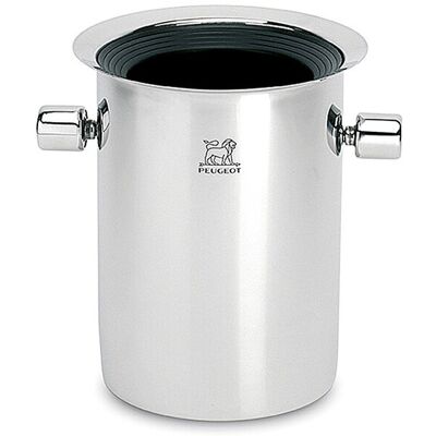 Peugeot Enfriador de champán con acumulador de frío 19cm acero inoxidable plata Peugeot Enfriador de champán con acumulador de frío 19cm acero inoxidable plata