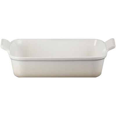 Le Creuset Fuente rectangular Tradition de gres 26x19cm/4,2l Meringue crema Le Creuset Fuente rectangular Tradition de gres 26x19cm/4,2l Meringue crema