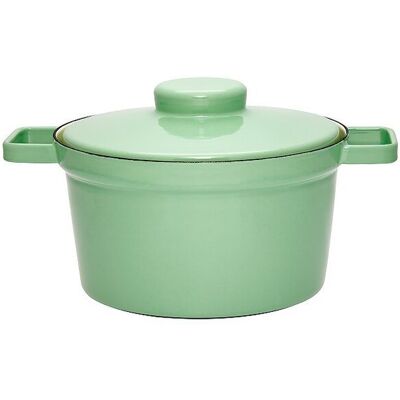 Riess Olla de esmalte con tapa Aromapot - Truehomeware 24cm 3,5l verde Riess Olla de esmalte con tapa Aromapot - Truehomeware 24cm 3,5l verde