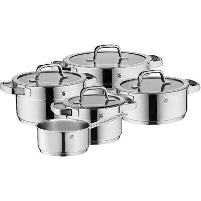 Wmf Compact Cuisine Juego de ollas 5 piezas Cromargan plata Wmf Compact Cuisine Juego de ollas 5 piezas Cromargan plata