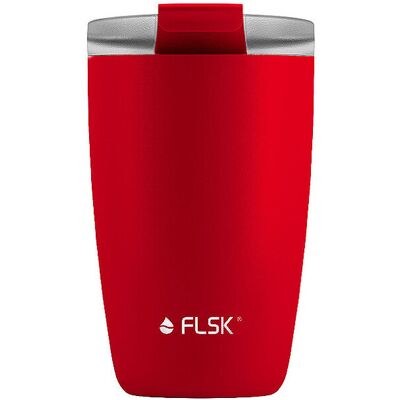 Flsk Vaso térmico - Termo CUP Vaso para llevar café 0,35 l Acero inoxidable Rojo rojo Flsk Vaso térmico - Termo CUP Vaso para llevar café 0,35 l Acero inoxidable Rojo rojo