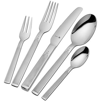 Wmf Juego de cubiertos Art Deco de 30 piezas Cromargan protect® plata Wmf Juego de cubiertos Art Deco de 30 piezas Cromargan protect® plata