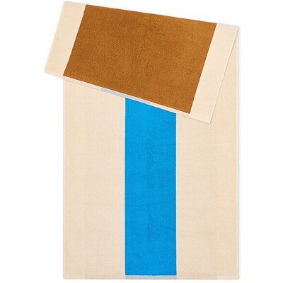 Suite702 Toalla de ducha 70x140cm COMBED COTTON Aqua/Toffee camel Suite702 Toalla de ducha 70x140cm COMBED COTTON Aqua/Toffee camel