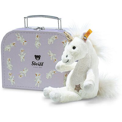 Steiff Peluche Unica Unicornio Colgante en Maleta 20cm blanco Steiff Peluche Unica Unicornio Colgante en Maleta 20cm blanco