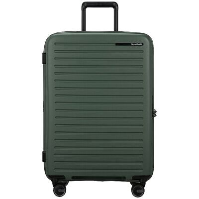 Samsonite Trolley RESTACKD SPINNER 68cm expandible Sage verde oscuro Samsonite Trolley RESTACKD SPINNER 68cm expandible Sage verde oscuro