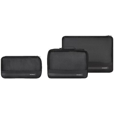 Samsonite Juego de 3 organizadores de equipaje TA REVOLUTION Black negro Samsonite Juego de 3 organizadores de equipaje TA REVOLUTION Black negro