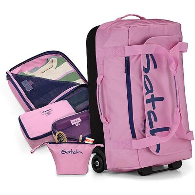 Satch Set de bolsa de viaje de 5 piezas JET Rosa Satch Set de bolsa de viaje de 5 piezas JET Rosa