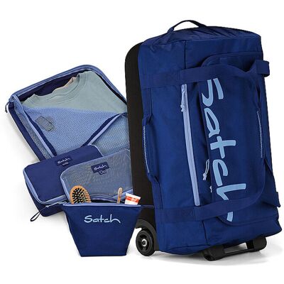 Satch Set de maletas de viaje de 5 piezas JET Blue Satch Set de maletas de viaje de 5 piezas JET Blue