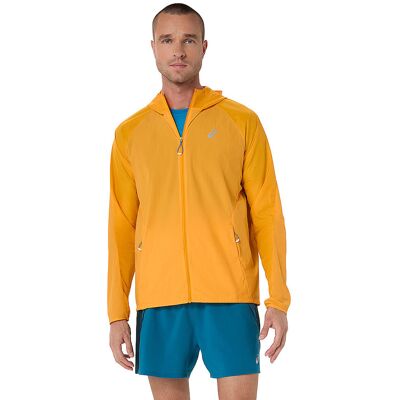 Asics Chaqueta de running para hombre Road Packable naranja M Asics Chaqueta de running para hombre Road Packable naranja M