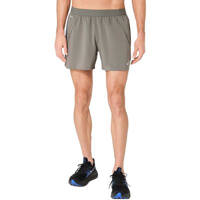 Asics Pantalón corto de running para hombre Road 5inch gris XL Asics Pantalón corto de running para hombre Road 5inch gris XL