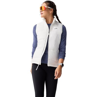 Brooks Chaleco de running para mujer Shield Hybrid 3.0 blanco XL Brooks Chaleco de running para mujer Shield Hybrid 3.0 blanco XL