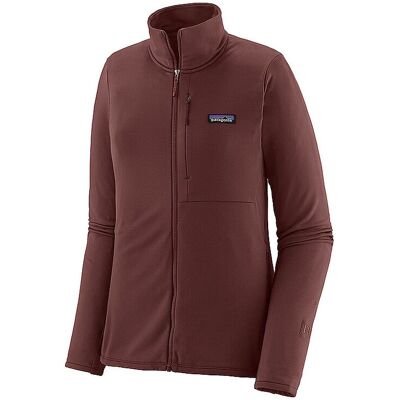Patagonia Chaqueta polar R1 Thermal para mujer rojo oscuro XS Patagonia Chaqueta polar R1 Thermal para mujer rojo oscuro XS