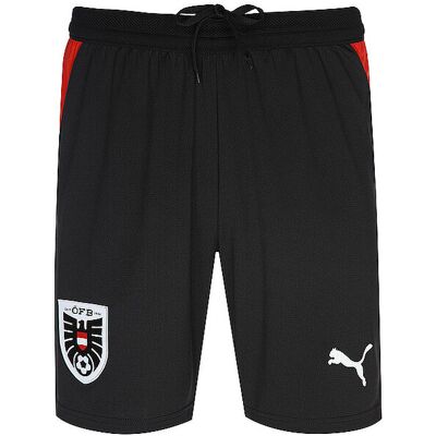 Puma Pantalones cortos de fútbol para hombre Mundial 2026 ÖFB Local negro M Puma Pantalones cortos de fútbol para hombre Mundial 2026 ÖFB Local negro M