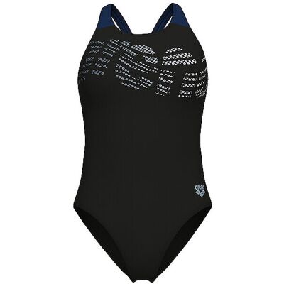 Arena Bañador de mujer Flowing negro 46 Arena Bañador de mujer Flowing negro 46