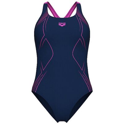 Arena Bañador de mujer Graphic Pro azul oscuro 44 Arena Bañador de mujer Graphic Pro azul oscuro 44