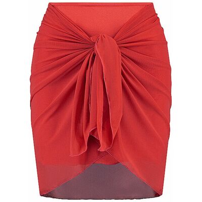 Beachlife Pareo de mujer Red Shine rojo XL Beachlife Pareo de mujer Red Shine rojo XL