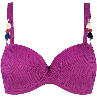 Cyell Top de bikini para mujer rosa 44E Cyell Top de bikini para mujer rosa 44E