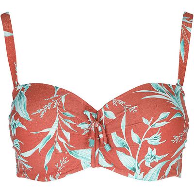 Cyell Top de bikini para mujer marrón 42F Cyell Top de bikini para mujer marrón 42F