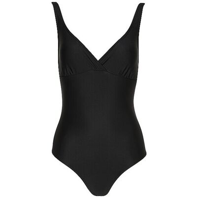 Darling Harbour Bañador de mujer con cuello en V negro 42 Darling Harbour Bañador de mujer con cuello en V negro 42