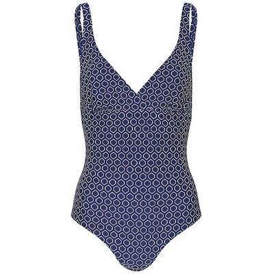Darling Harbour Bañador de mujer con cuello en V azul oscuro 38 Darling Harbour Bañador de mujer con cuello en V azul oscuro 38