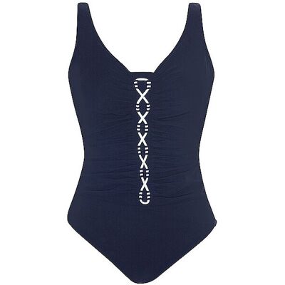 Sunflair Bañador de mujer azul oscuro 46B Sunflair Bañador de mujer azul oscuro 46B