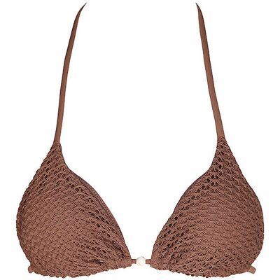 Ysabel Mora Top de bikini triángulo para mujer marrón 75B Ysabel Mora Top de bikini triángulo para mujer marrón 75B
