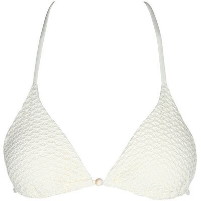 Ysabel Mora Top de bikini triángulo para mujer crema 80B Ysabel Mora Top de bikini triángulo para mujer crema 80B