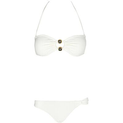 Ysabel Mora Bikiní bandeau para mujer crema 80B Ysabel Mora Bikiní bandeau para mujer crema 80B