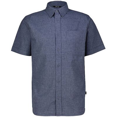 Meru Camisa de hombre Valence de cáñamo azul oscuro S Meru Camisa de hombre Valence de cáñamo azul oscuro S