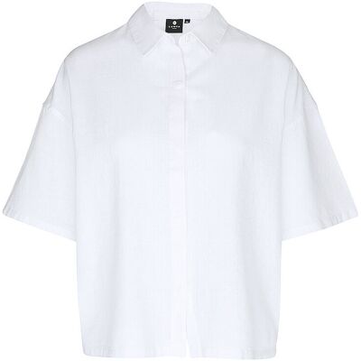 Luhta Blusa de mujer Huntila crema 38 Luhta Blusa de mujer Huntila crema 38