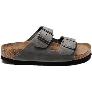 Birkenstock Pantuflas de hombre Arizon Soft Footbed gris 45 Birkenstock Pantuflas de hombre Arizon Soft Footbed gris 45