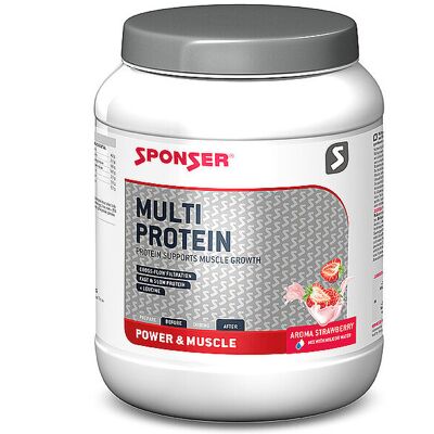 Sponser Multi Protein CFF Fresa - 850 g - Polvo de Proteínas Sponser Multi Protein CFF Fresa - 850 g - Polvo de Proteínas
