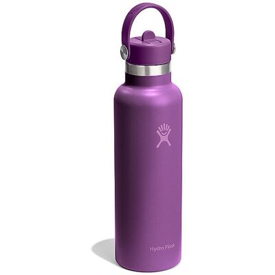 Hydro Flask Botella de agua Standard Flex Straw Cap 621ml rojo oscuro Hydro Flask Botella de agua Standard Flex Straw Cap 621ml rojo oscuro