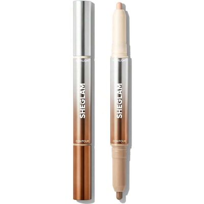 SHEIN LáPiz Para Contorno Y Resaltador De Nariz Fine Line 2 En 1 Pen-Umber LáPiz Para Contorno De 2 Colores Iluminador De Larga DuracióN, No Graso, De Doble Uso, Multiusos, Esculpe, Suaviza Las LíNeas Finas, Contorno Cremoso SHEIN LáPiz Para Contorno Y Resaltador De Nariz Fine Line 2 En 1 Pen-Umber LáPiz Para Contorno De 2 Colores Iluminador De Larga DuracióN, No Graso, De Doble Uso, Multiusos, Esculpe, Suaviza Las LíNeas Finas, Contorno Cremoso