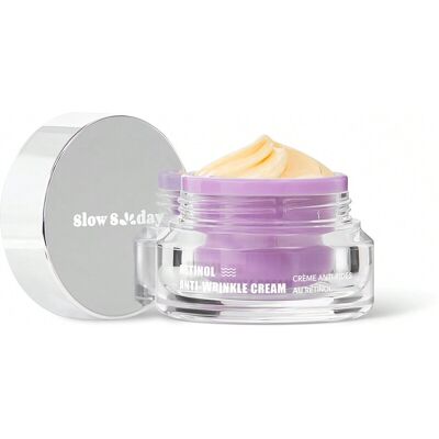 SHEIN Crema Antiarrugas con Retinol Slow Sunday, Retinol, Hidratante, Iluminadora y Reafirmante de la Piel, K Beauty, Buena Opción para Vacaciones, Esenciales de Viaje, Halloween & Navidad, Adecuada para el Cuidado de la Piel en Otoño & Invierno, Esencial SHEIN Crema Antiarrugas con Retinol Slow Sunday, Retinol, Hidratante, Iluminadora y Reafirmante de la Piel, K Beauty, Buena Opción para Vacaciones, Esenciales de Viaje, Halloween & Navidad, Adecuada para el Cuidado de la Piel en Otoño & Invierno, Esencial