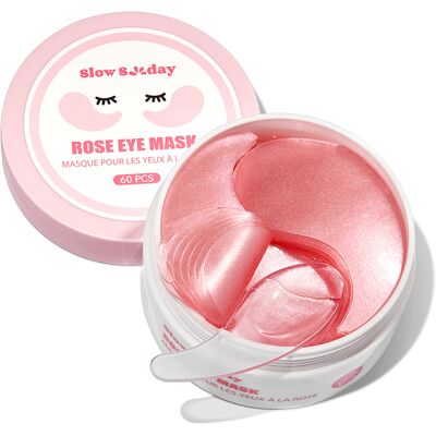 SHEIN Máscara de Ojos SlowSunday Rose, 60 piezas, Máscara de Ojos de Colágeno Coreano, Con Extracto de Rosa & Colágeno & Hialuronato de Sodio, Disminuye las Bolsas de los Ojos, Mejora las Ojeras, Ilumina el Contorno de los Ojos, Y2K, Adecuado para Otoño & SHEIN Máscara de Ojos SlowSunday Rose, 60 piezas, Máscara de Ojos de Colágeno Coreano, Con Extracto de Rosa & Colágeno & Hialuronato de Sodio, Disminuye las Bolsas de los Ojos, Mejora las Ojeras, Ilumina el Contorno de los Ojos, Y2K, Adecuado para Otoño &