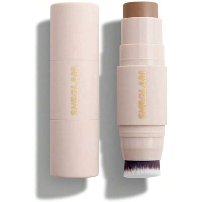 SHEIN Snatch 'N' Define Stick-Warm Honey Cream Contour Stick Bronceador De Larga DuracióN, Altamente Pigmentado, Resistente Al Sudor, Esculpidor, Ligero, Suave, , Para Contornos, Maquillaje Facial, Fiesta De Navidad Y SHEIN Snatch 'N' Define Stick-Warm Honey Cream Contour Stick Bronceador De Larga DuracióN, Altamente Pigmentado, Resistente Al Sudor, Esculpidor, Ligero, Suave, , Para Contornos, Maquillaje Facial, Fiesta De Navidad Y
