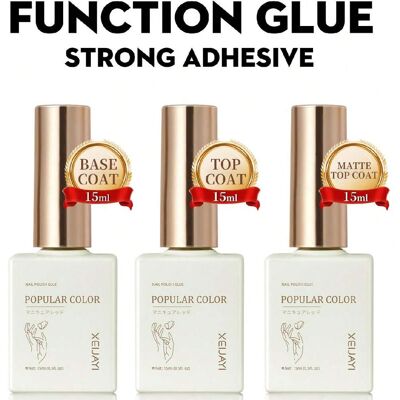 SHEIN 1 Botella 15ml Base Mate Sin Limpieza de Larga Duración UV Removible 2-En-1 Esmalte de Uñas de Gel SHEIN 1 Botella 15ml Base Mate Sin Limpieza de Larga Duración UV Removible 2-En-1 Esmalte de Uñas de Gel